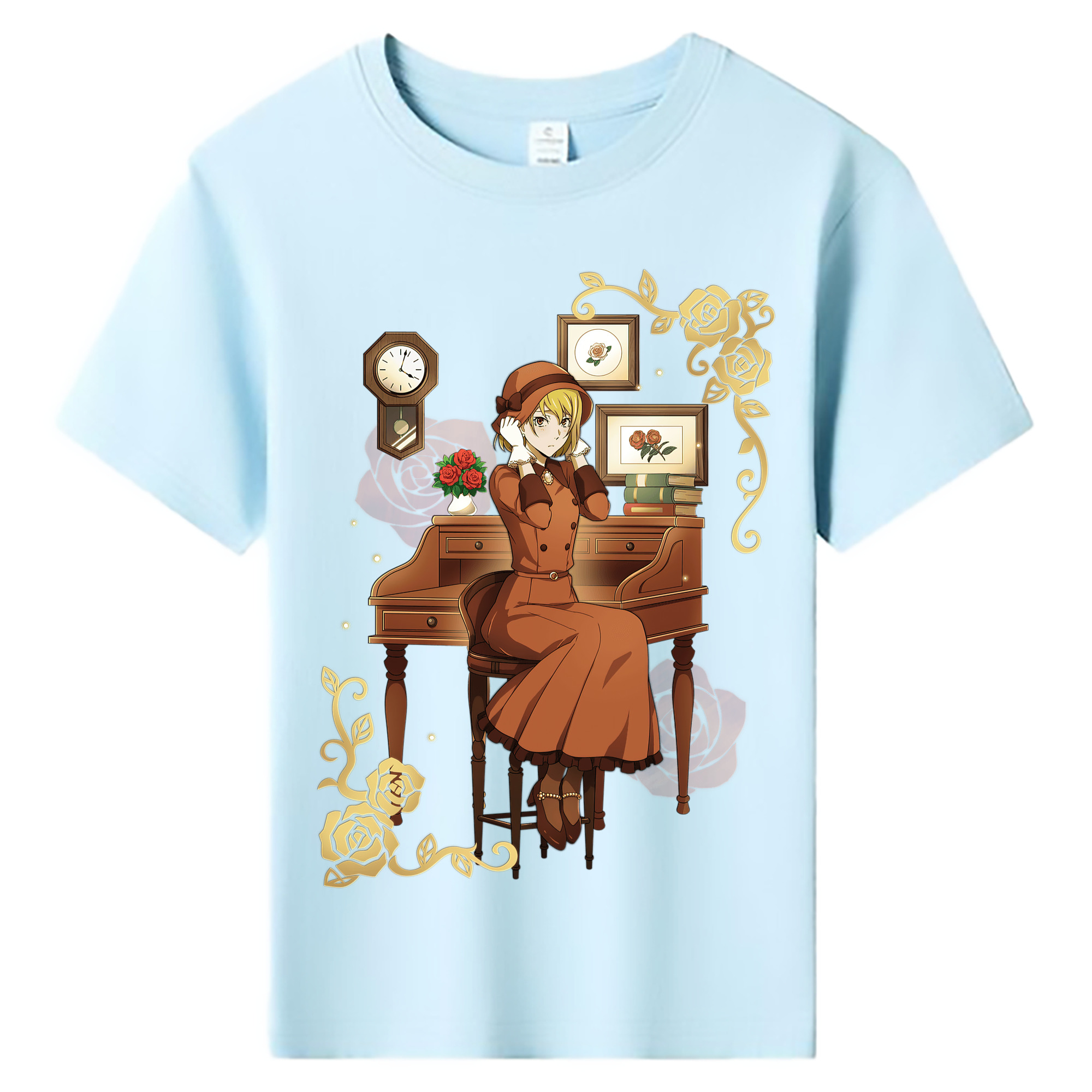 （画像用） 文豪ストレイドッグス Bungo Stray Dogs 綿100％キッズTシャツ（フロントプリント）